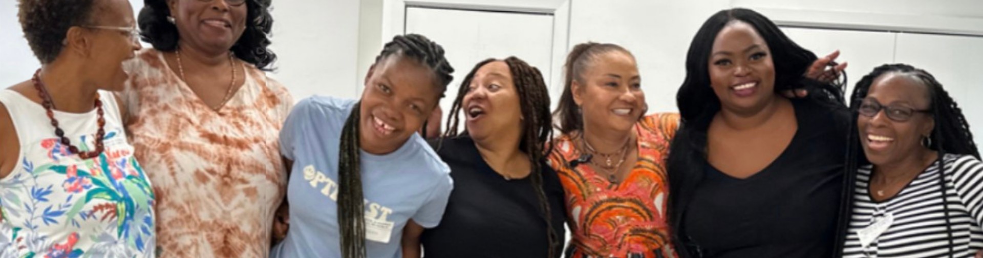 Women from the Seeking Life program smiling together